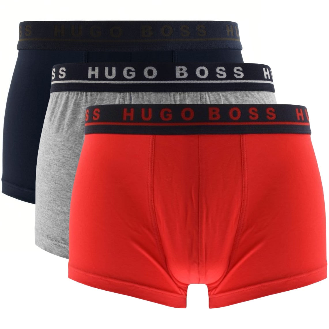 Alternative Image for ProductBOSS Underwear Triple Pack Trunks Navy1